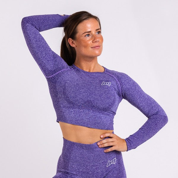 Seamless Long Sleeve Cropped Top